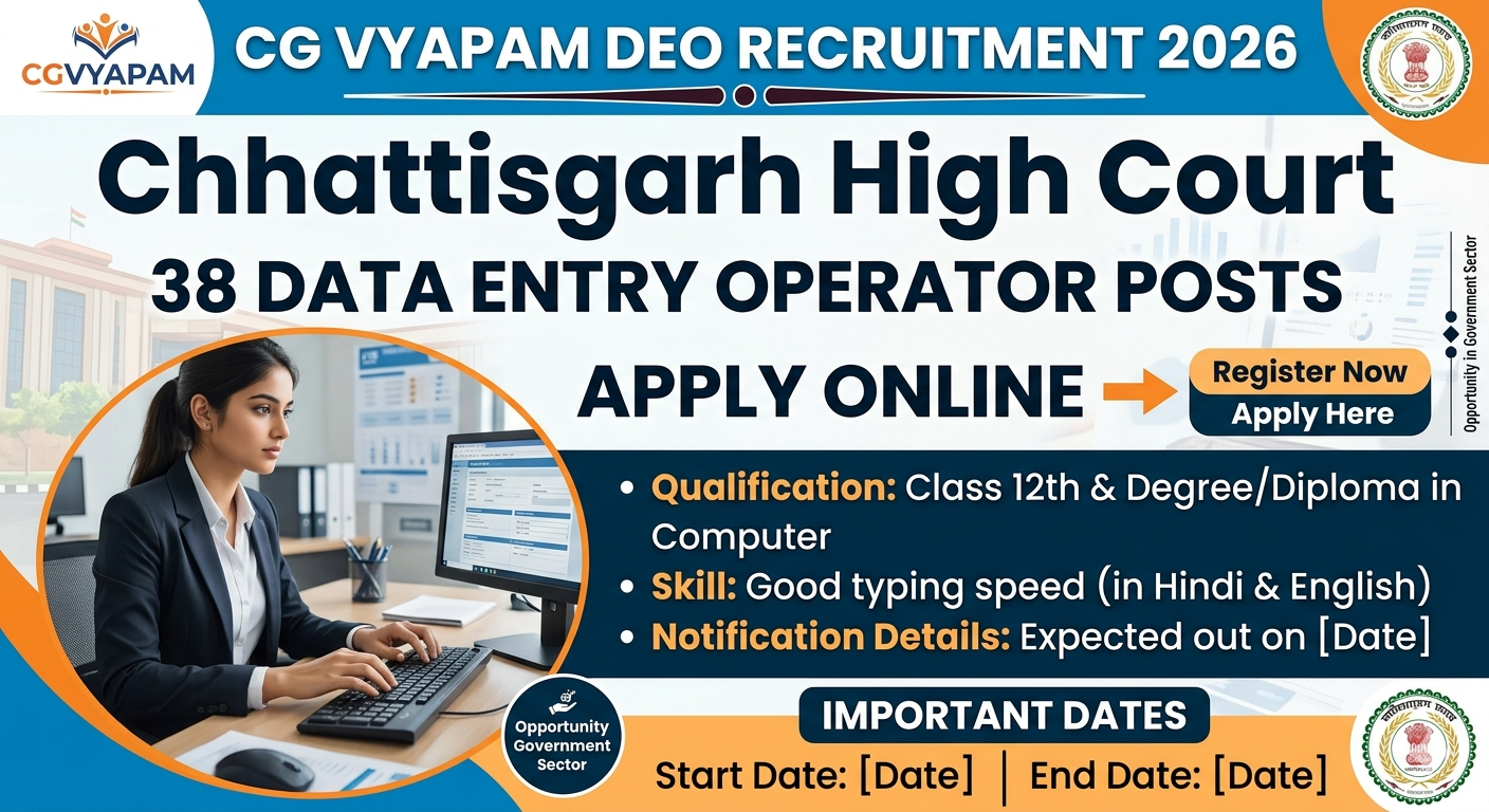 CG Vyapam DEO Recruitment 2026