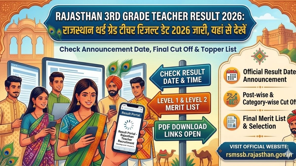 Rajasthan 3rd Grade Teacher Result 2026